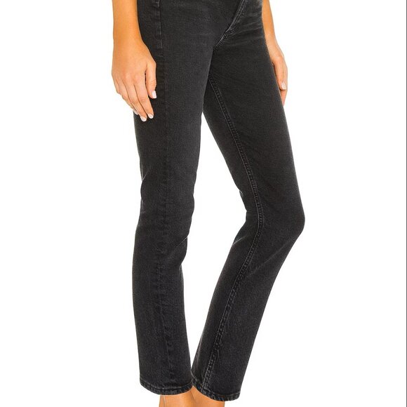 Agolde Riley High Rise Straight Crop Size 26 - Picture 2 of 9